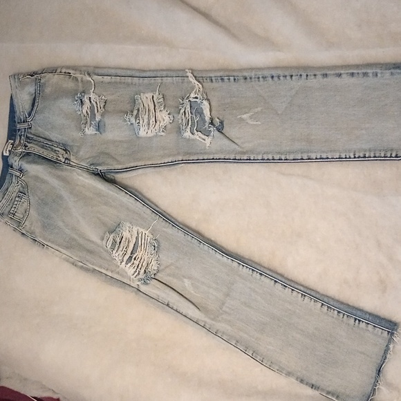 superdown Denim - Superdown Faded Ripped Jeans